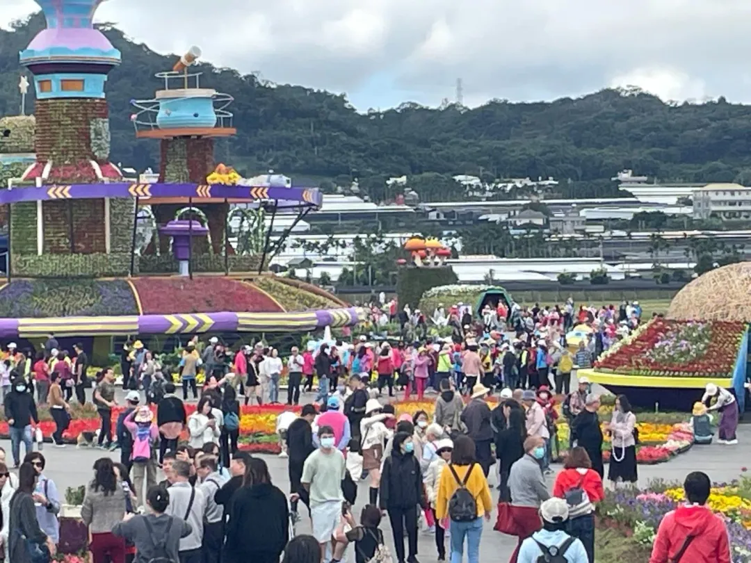 2024新社花海暨台中國際花毯節昨(1)日圓滿落幕。(圖/台中市政府提供)