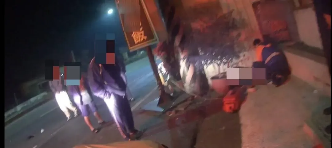 18歲葉姓女大生下班回家騎車被撞死。（圖／翻攝畫面）
