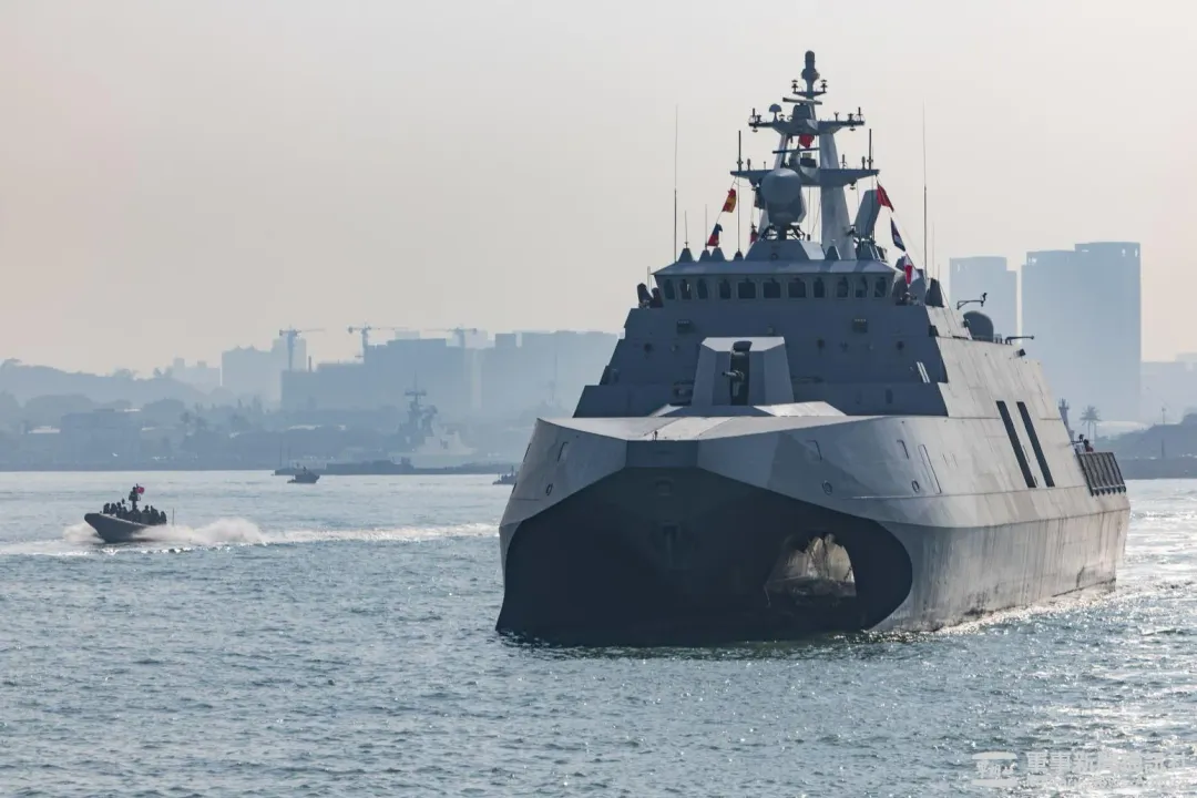 海軍沱江級巡邏艦塔江號。(圖/軍聞社)