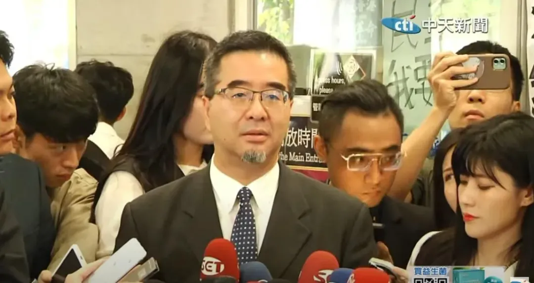 馬英九基金會執行長蕭旭岑透露宋思瑤得知後感到很沮喪。（圖／中天新聞）