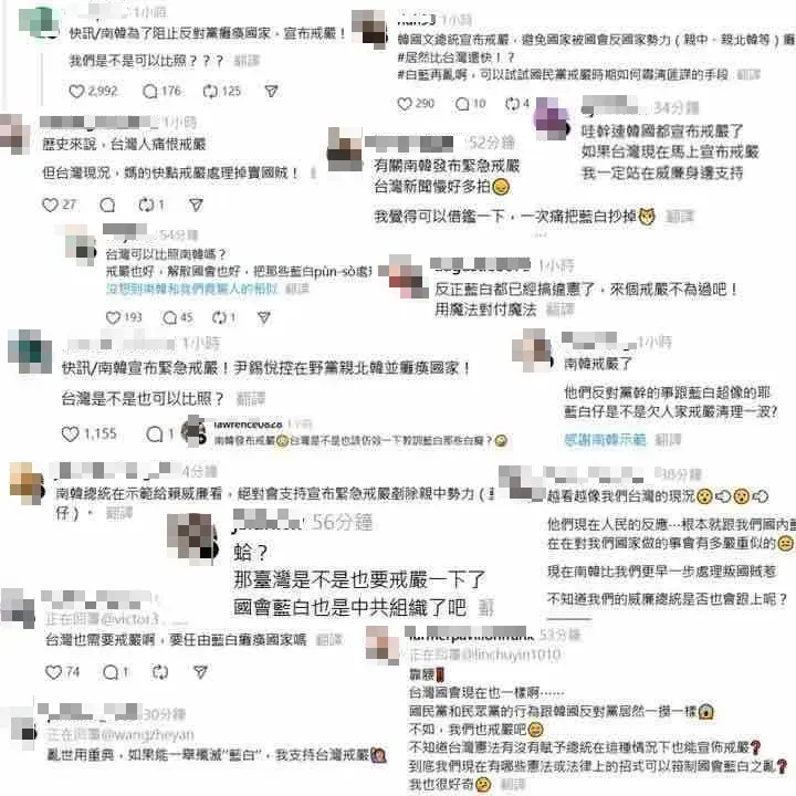民進黨發文釣出青鳥挺戒嚴。（圖／擷取自Threads）