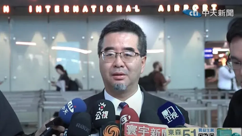 馬英九基金會執行長蕭旭岑（攝自中天新聞）