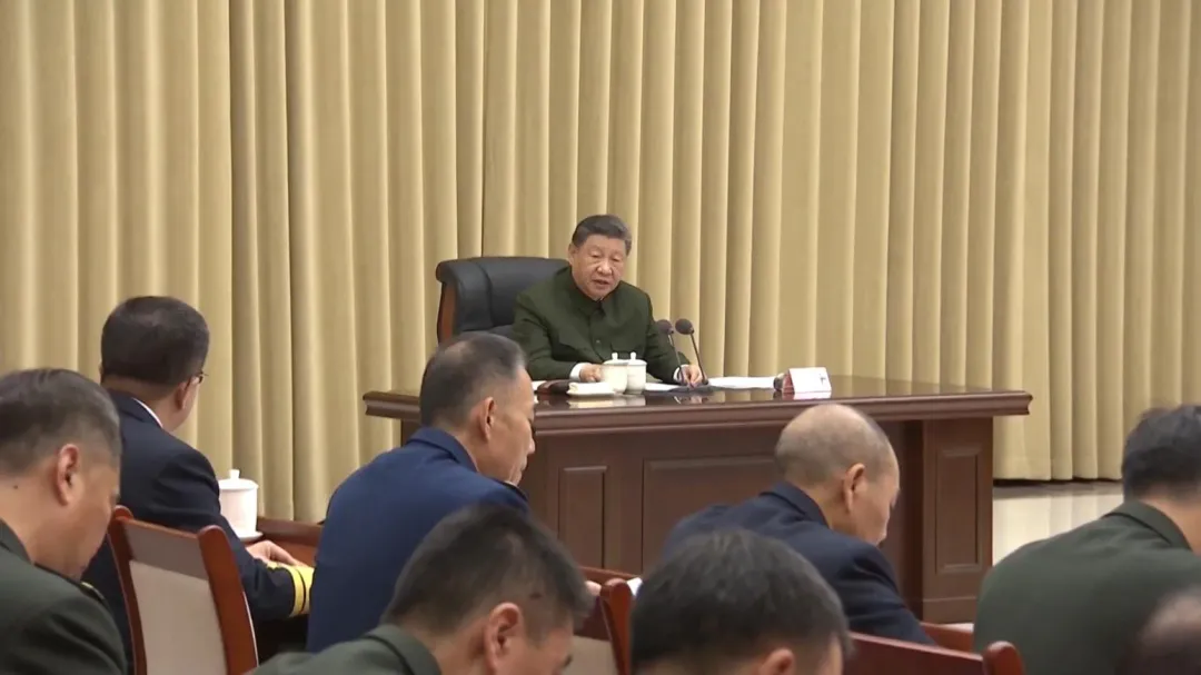 習近平強調要「從嚴正風肅紀反腐」。（圖／央視）