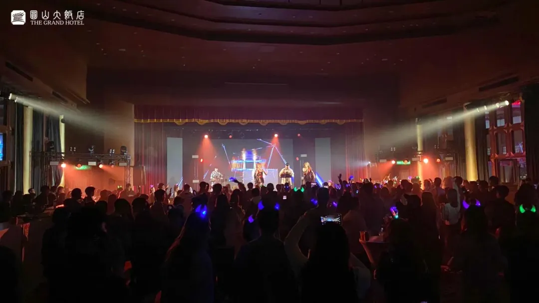 人氣樂團與饒舌歌手帶來超狂、震撼的派對金曲。（圖／圓山大飯店提供）