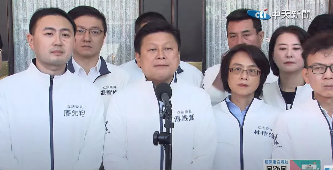 國民黨團不滿中選會不辦理反廢死公投。（圖／中天新聞）
