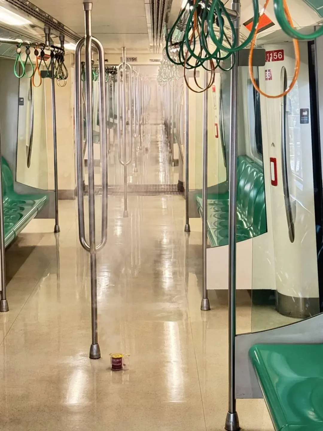 高捷公司表示,列車將於該趟次結束後,即列車收車調回機廠內做清潔及水煙消毒。(圖/高捷公司提供)