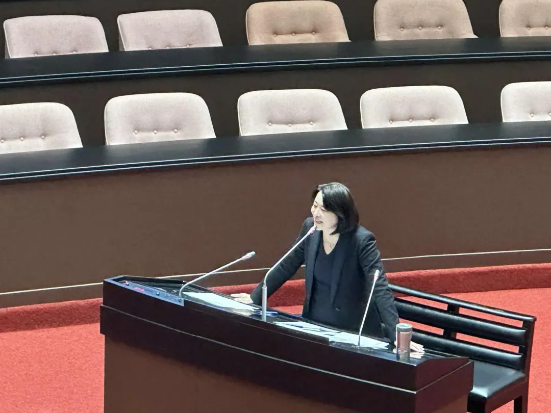 國民黨立委王鴻薇臉書發文狠酸是要幫前總統蔡英文和前新竹市長林智堅的論文平反。（圖／黃詩崴攝）