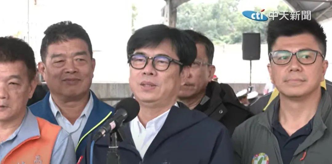 陳其邁說，各縣市產業用電應自給自足，不應南電北送而犧牲高雄環境成本，引發討論。（圖／中天新聞）