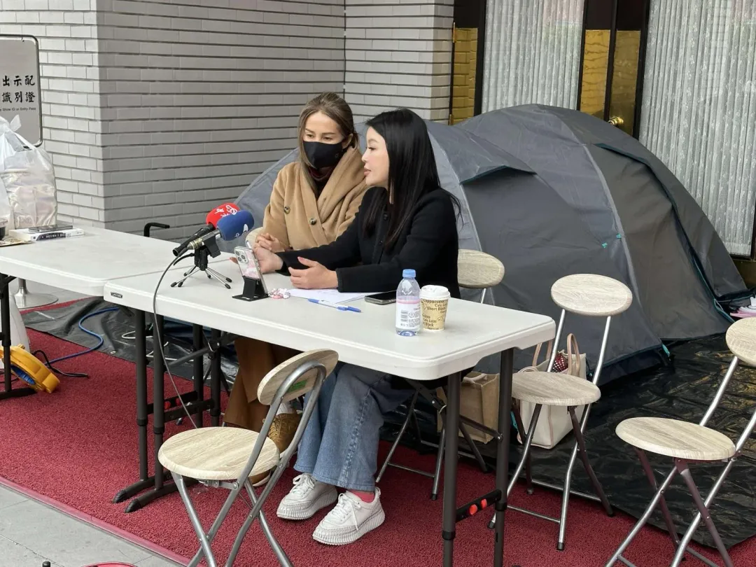 高金素梅、國民黨立委張嘉郡。（圖／黃詩崴攝）