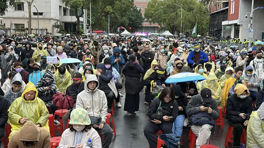 青鳥集會。(圖/中天新聞)