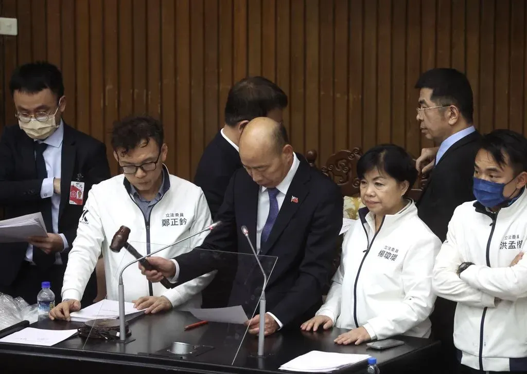 立法院長韓國瑜昨宣布《選罷法》、《憲訴法》及《財劃法》等修正案三讀通過。（圖/資料照）
