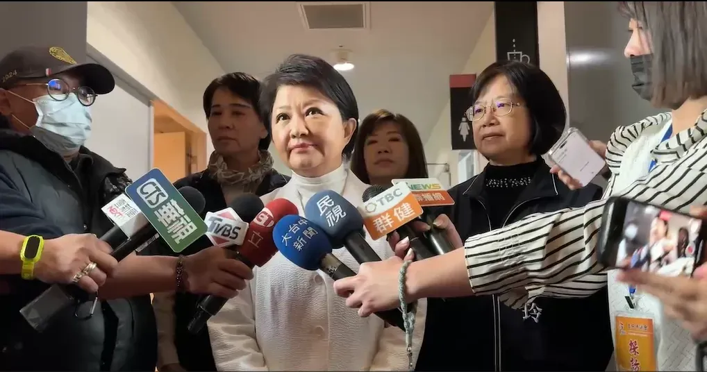 盧秀燕今受訪表示,感謝立委為台中爭取預算,「雖然台中分的也不多,但是我們會珍惜」。(圖/中天新聞)