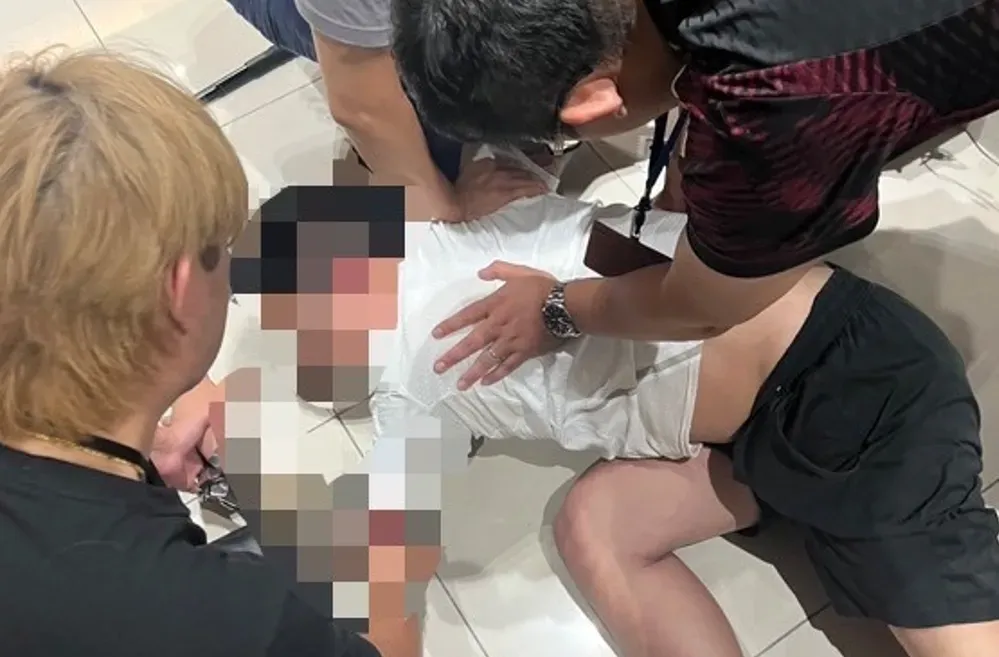 郭男將毒品大麻偽造成韓式泡麵,從泰國寄到台灣被識破。(圖/翻攝畫面)