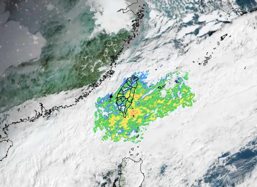 明天白天起東北季風會再次增強。（圖／翻攝自臉書／天氣風險 WeatherRisk）