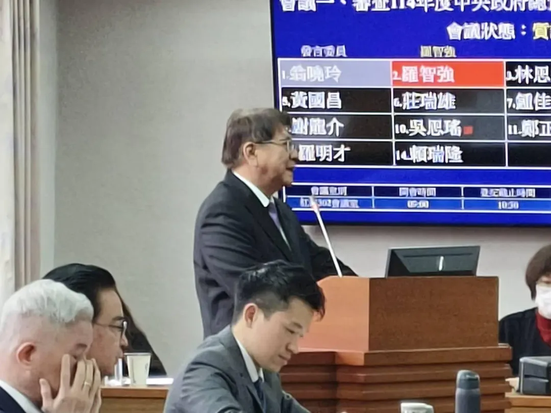 潘孟安今在立院備詢。(圖/陳弘美攝)