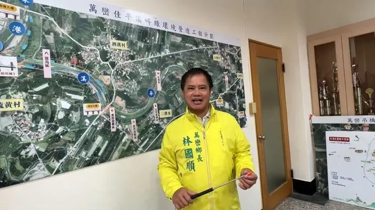萬巒鄉鄉長林國順。(圖/中天新聞)