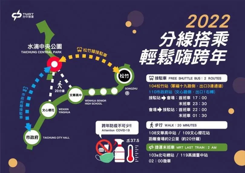中捷宣布跨年相關措施。（圖／翻攝自中捷官網）