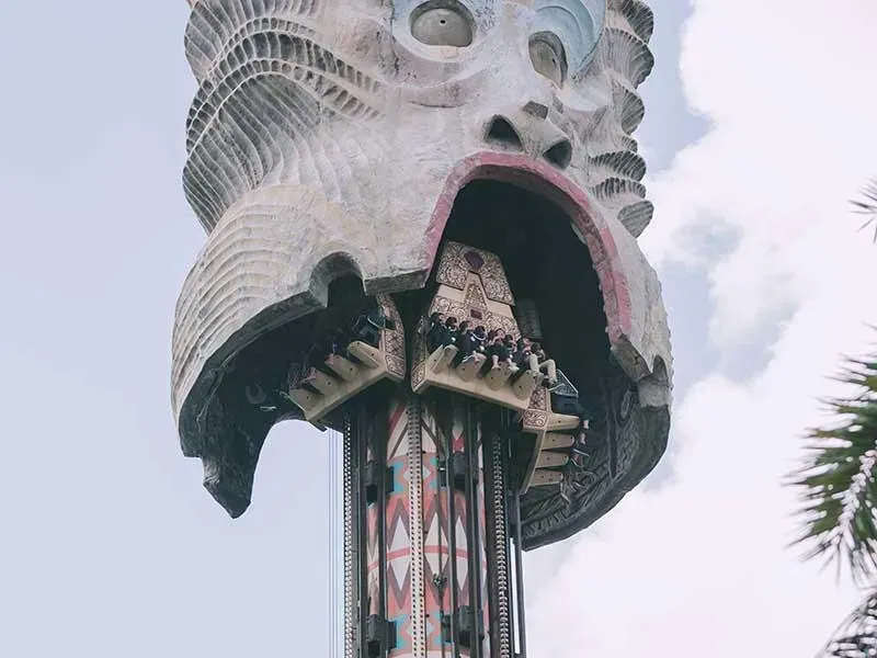 大怒神。（圖／翻攝自六福村官網）