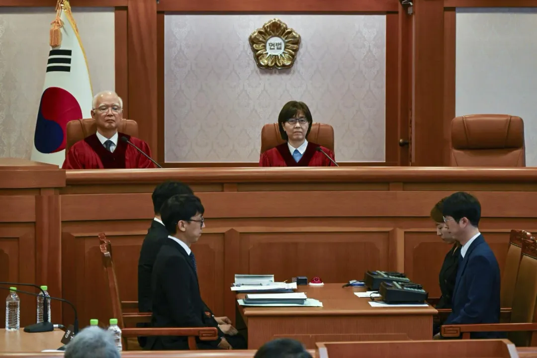 南韓憲法法院將於6日就尹錫悅彈劾案開法官會議。(資料圖/美聯社)