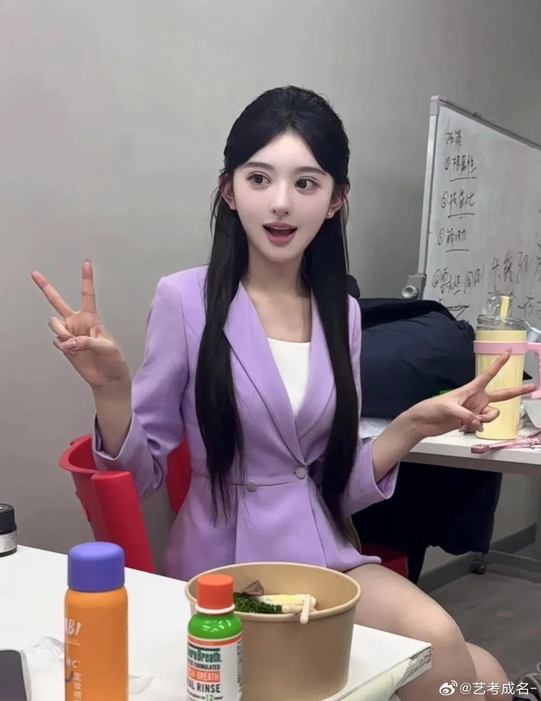 胡姓正妹青春甜美。(資料照/翻攝自微博)