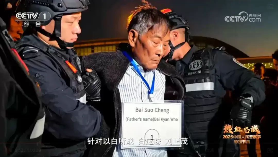 圖為四大家族中勢力最大的白家首腦白所成。(圖/翻攝大陸《央視》)
