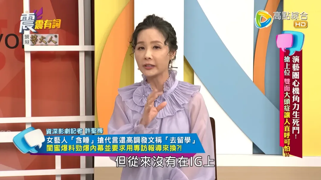 許聖梅表示,有些人聲稱遊學,卻從沒發過照片。(圖/翻攝自YouTube)