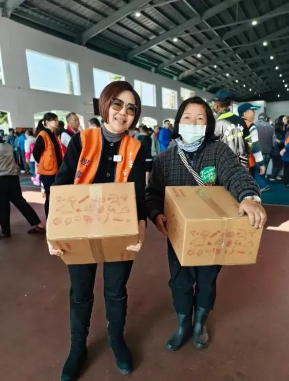 于美人本次活動共出動150名志工。（圖／于美人提供）