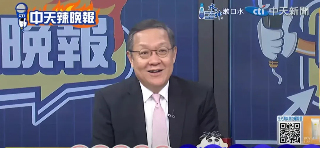 介文汲14日上《中天辣晚報》。(圖/中天新聞)