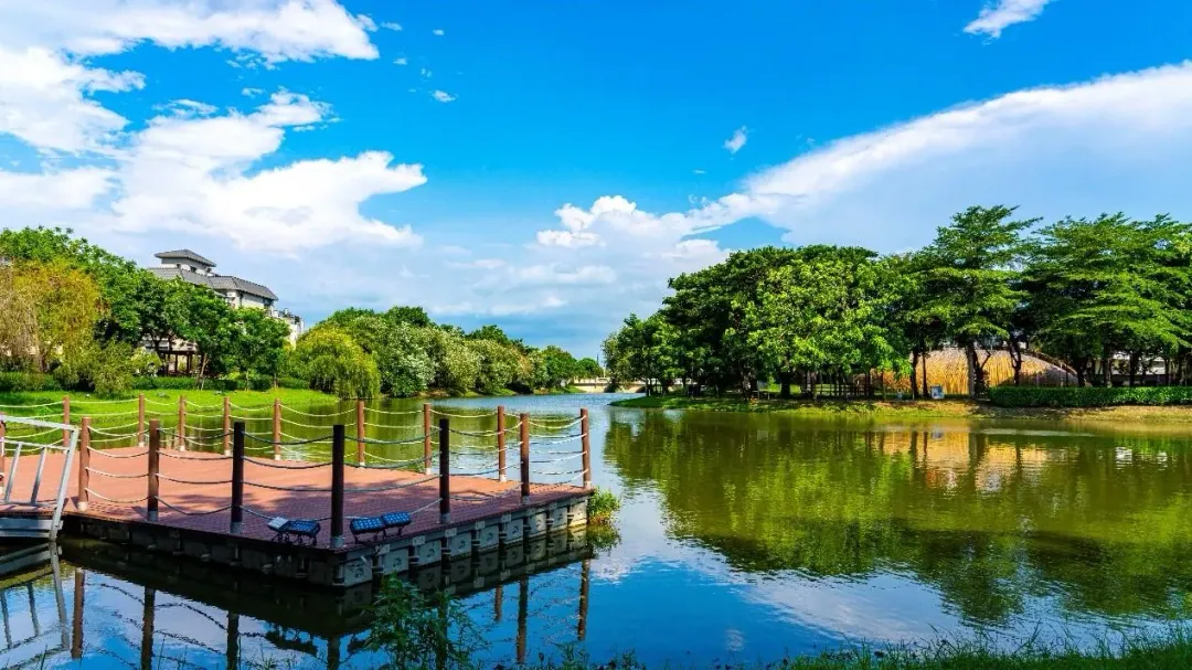 月津港親水公園。（圖／翻攝鹽水區公所官網)）
