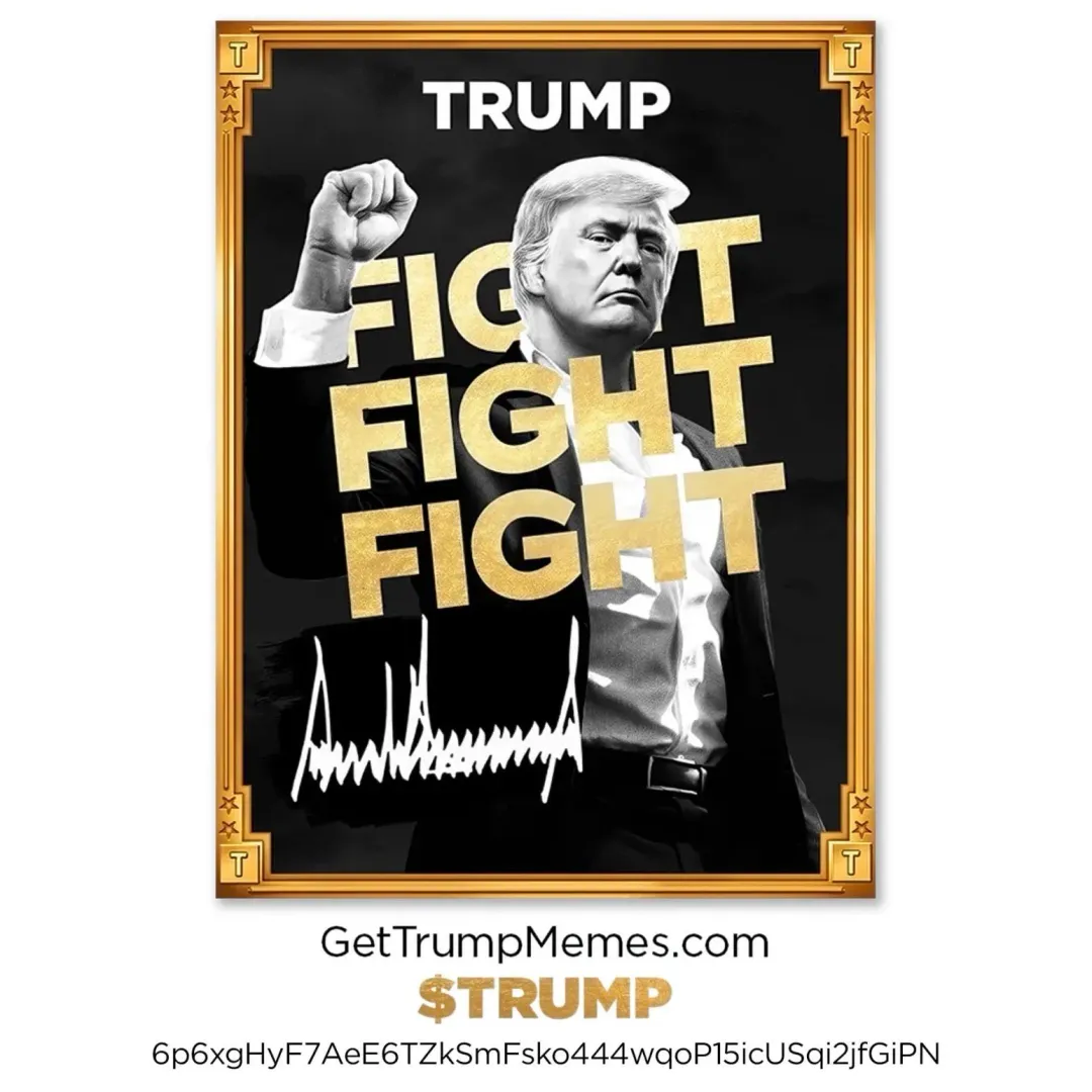 川普推出的個人專屬加密貨幣「迷因幣」$TRUMP價格19日飆破1.2兆新台幣。（圖／翻攝自X@realDonaldTrump）