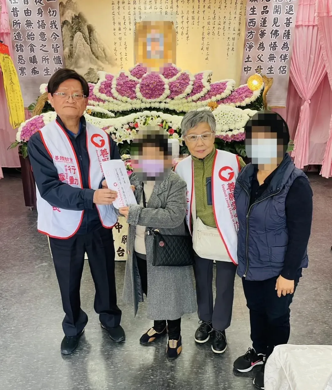 王閔南將此案件轉介「善願愛心協會」。（圖／警方提供）