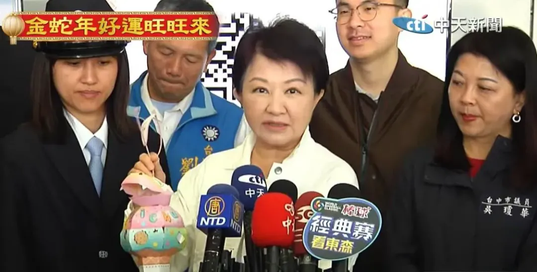 藍營在台中6席立委，其中至少一半是新人，台中市長盧秀燕出力甚多、輔選有功。（圖／中天新聞）