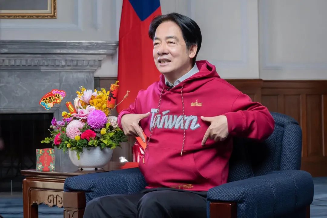 賴清德昨日在小年夜談話希望朝野和諧。（圖／總統府提供）