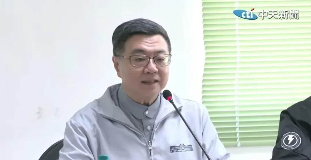 卓榮泰表示將對總預算案再次提出覆議。（圖／中天新聞）