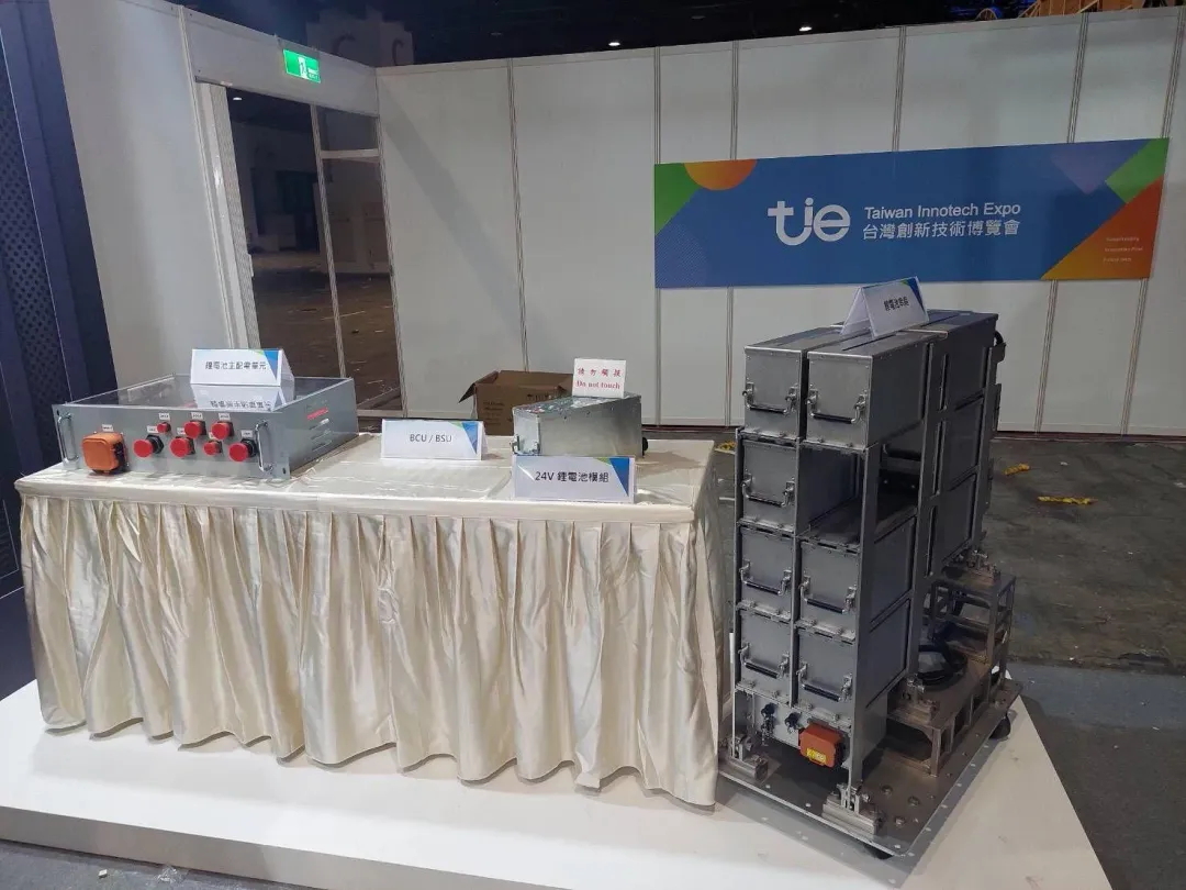 船舶用鋰電池的單一電池串組。(圖/中科院)