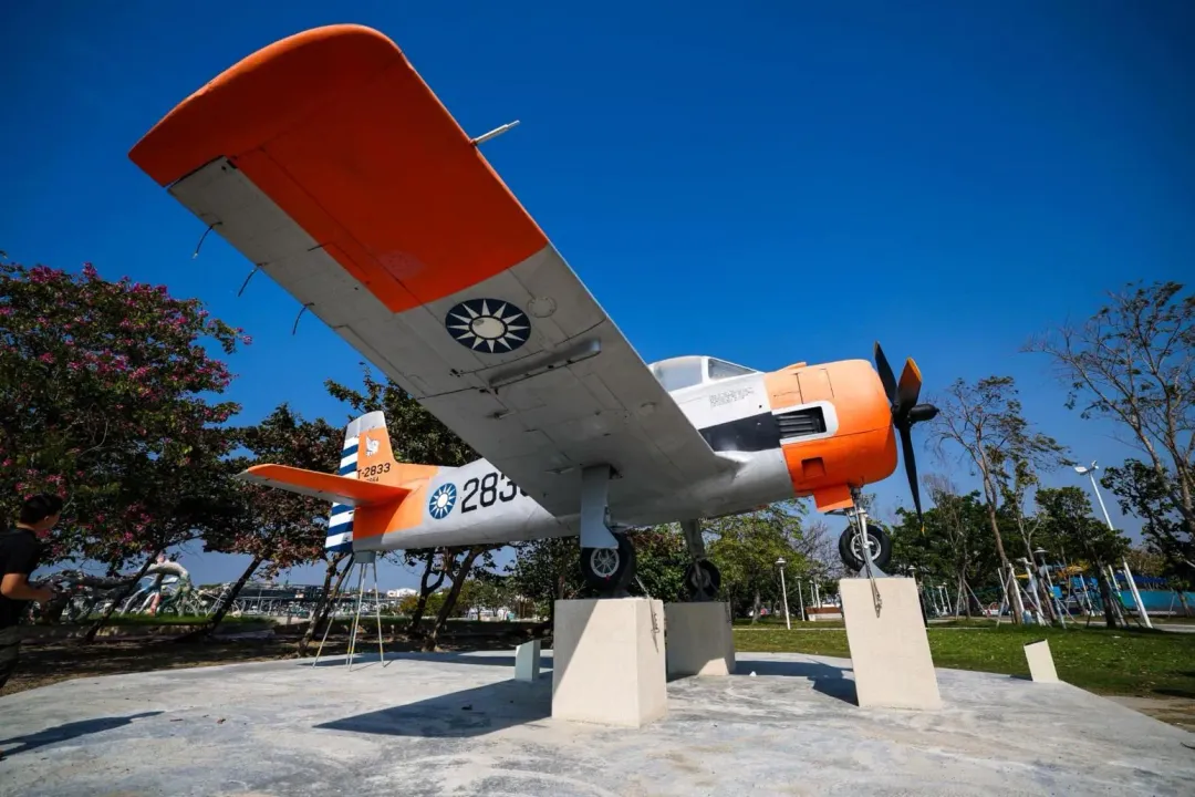 空軍官校曾使用的T-28A高級教練機。(圖/軍聞社)