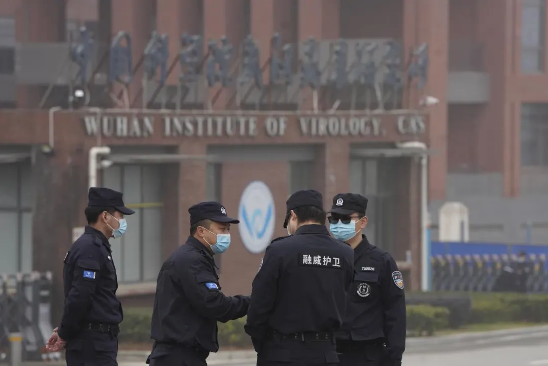 圖為中國科學院武漢病毒研究所外觀。（圖／美聯社）