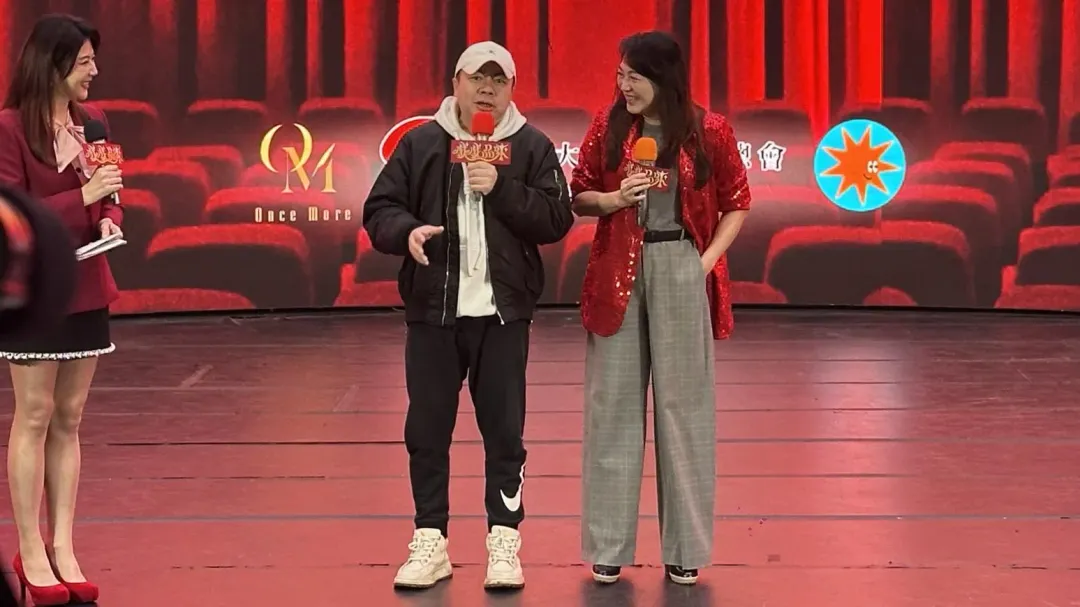 董至成（左）坦言一開始完全不相信這個消息。（圖／記者伍映澄 攝）