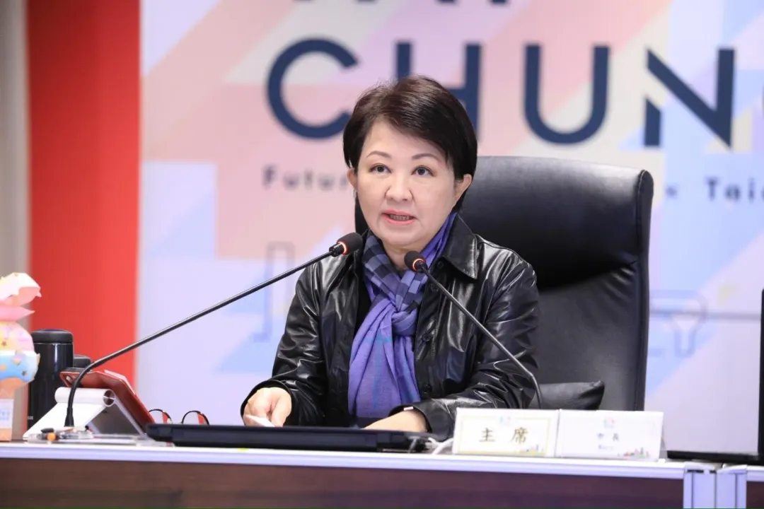 台中市長盧秀燕呼籲市民踴躍接種流感疫苗。（圖／台中市府提供）