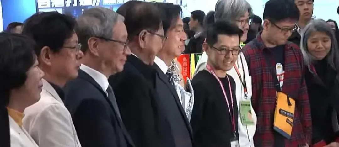 總統賴清德出席台北國際書展。(圖／中天新聞)