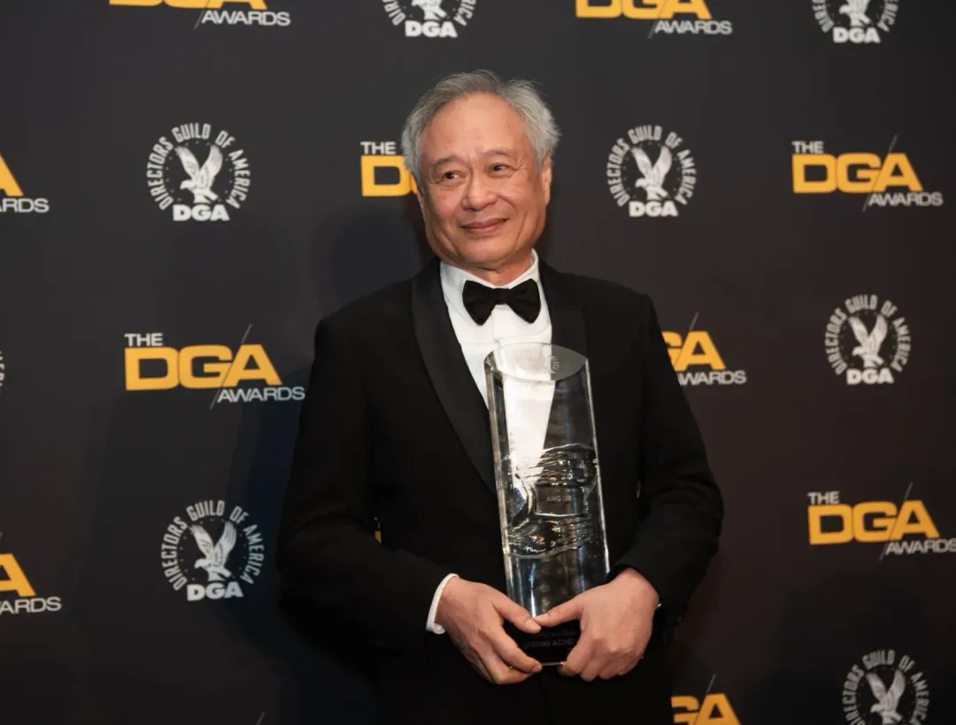 台灣導演李安獲頒美國導演工會的終身成就獎。(圖/翻攝自Directors Guild of America臉書)