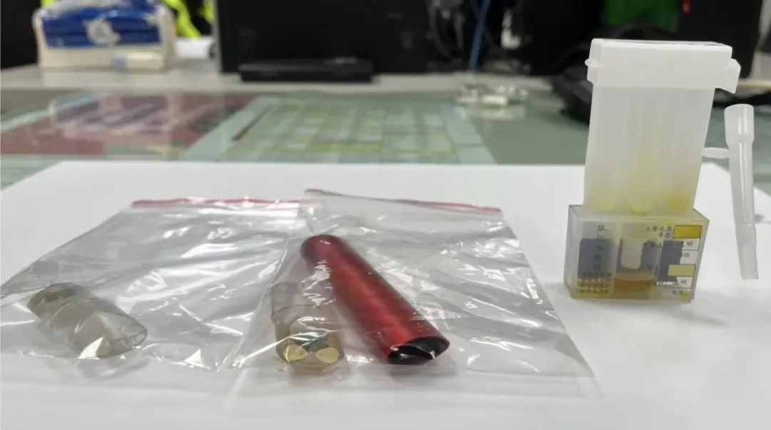 警方查扣嫌犯持有喪屍菸彈。（圖／翻攝畫面）