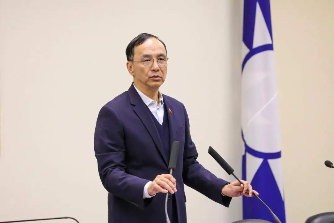 國民黨主席朱立倫。(圖／中天新聞)