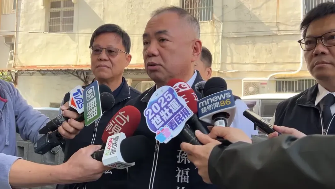 台中市消防局長孫福佑。（圖／中天新聞）