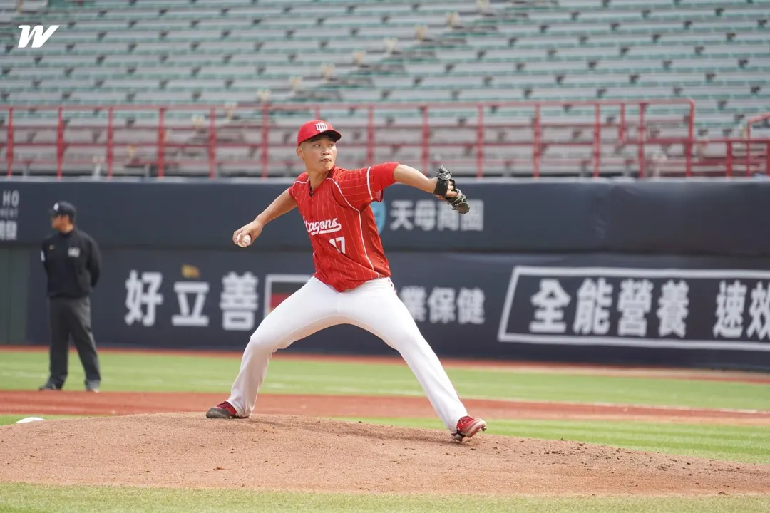 味全龍本土投手頭號先發由郭郁政擔綱。（圖／資料照／味全龍提供）