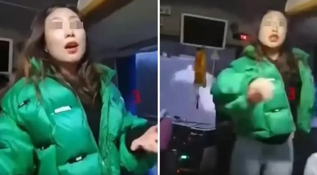 大陸1名女導遊強迫遊客消費。(圖/翻攝微博)