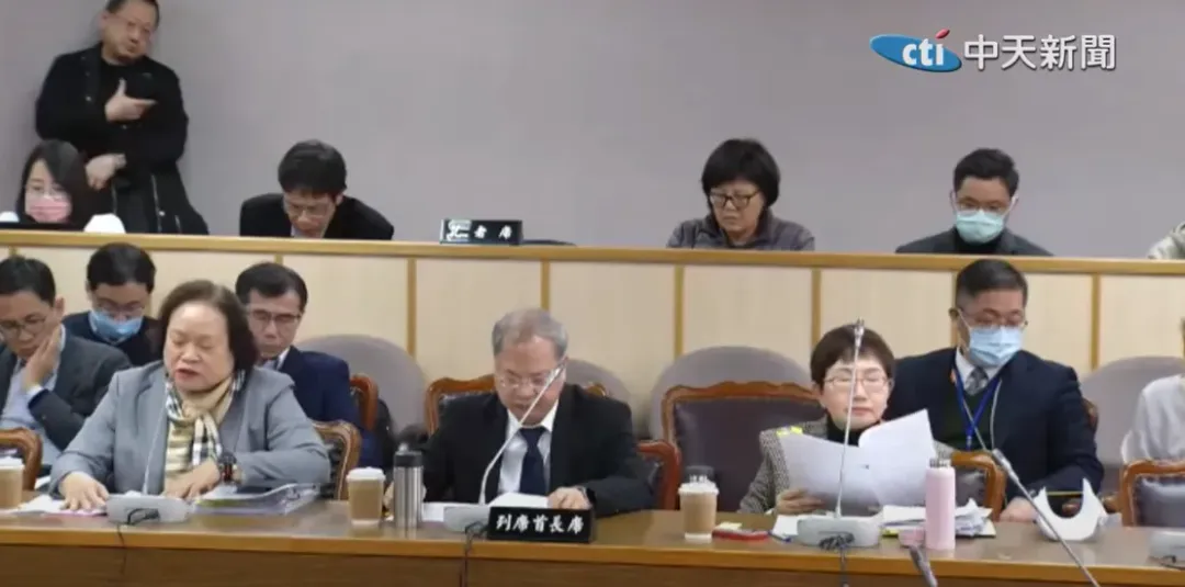 立院今天針對總預算案召開朝野協商，行政院官員列席。（圖／中天新聞）