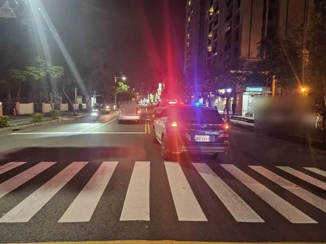 許婦遭撞車禍事故現場。（圖／翻攝畫面）