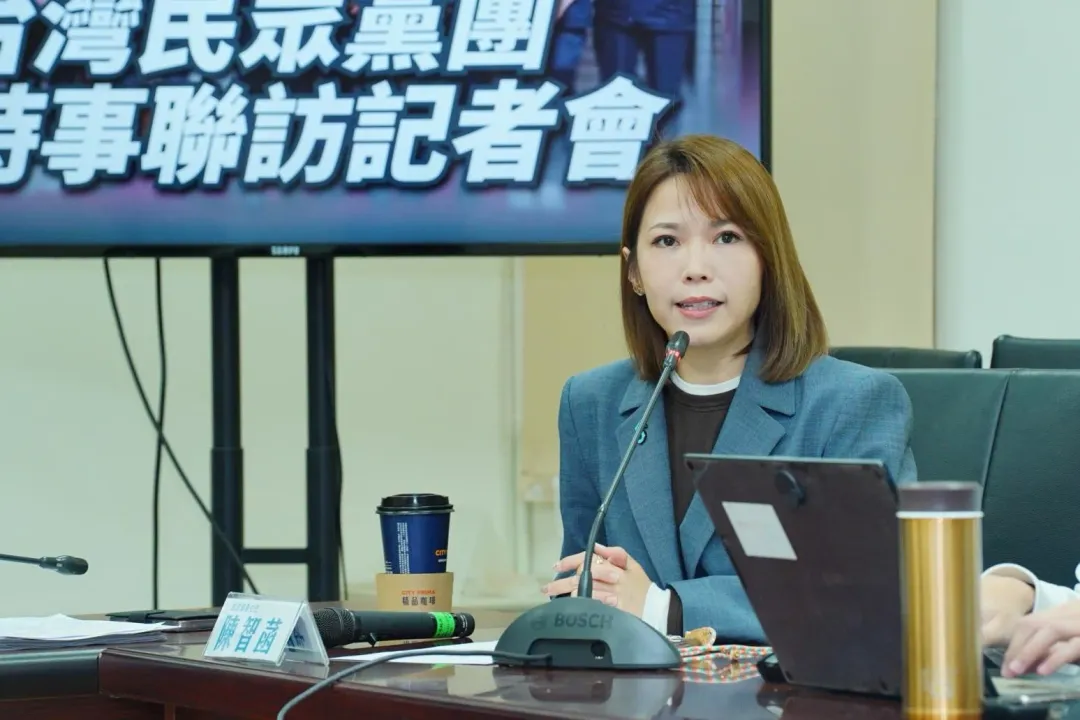 台灣民眾黨立院黨團主任陳智菡。（圖／民眾黨提供）