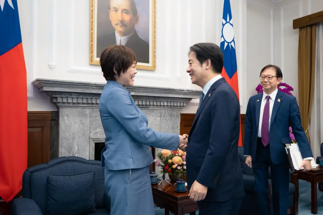 賴清德總統接見安倍昭惠。（圖／總統府提供）
